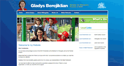 Desktop Screenshot of gladys.com.au