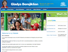 Tablet Screenshot of gladys.com.au